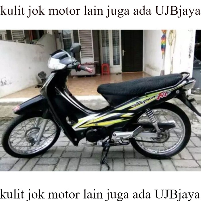 Kulit Jok Motor  Supra Fit Standar / Bahan Ori Sarung Jok Motor  Supra Fit A2