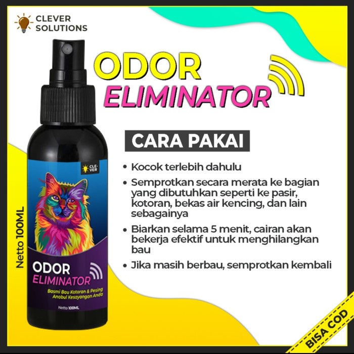 ODOR ELIMINATOR - Penghilang Bau Kotoran dan Pesing Anabul 100 ML