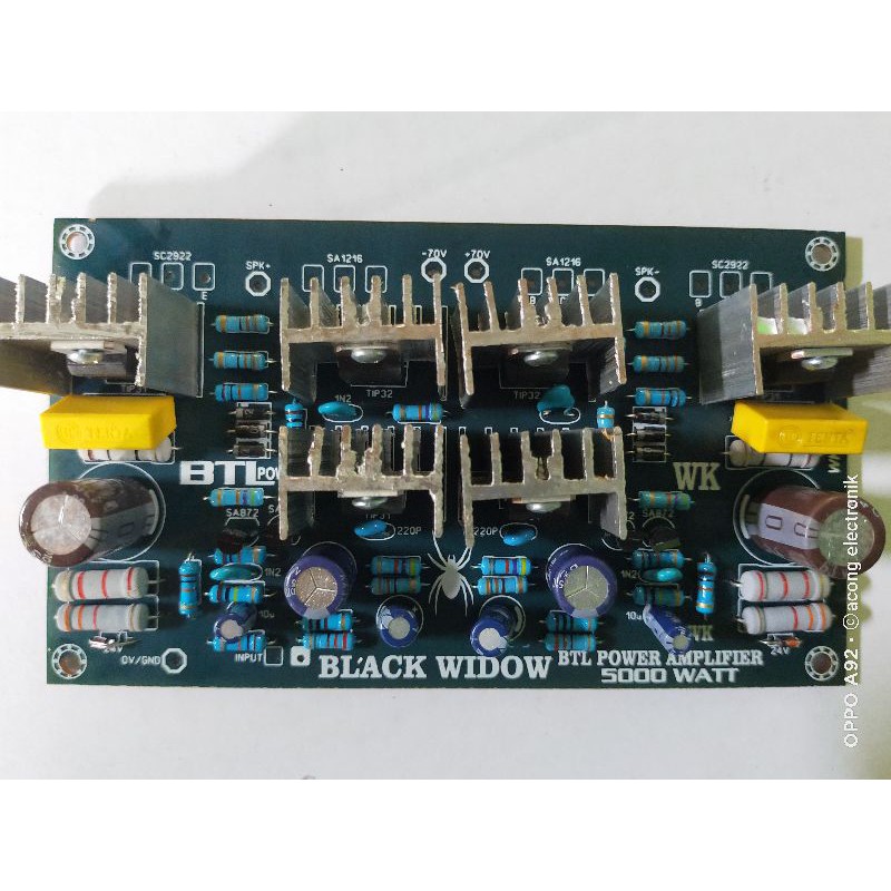 KIT DRIVER BTL POWER ,BTL DRIVER POWER BLACK WIDDOW,KIT BTL POWER BW