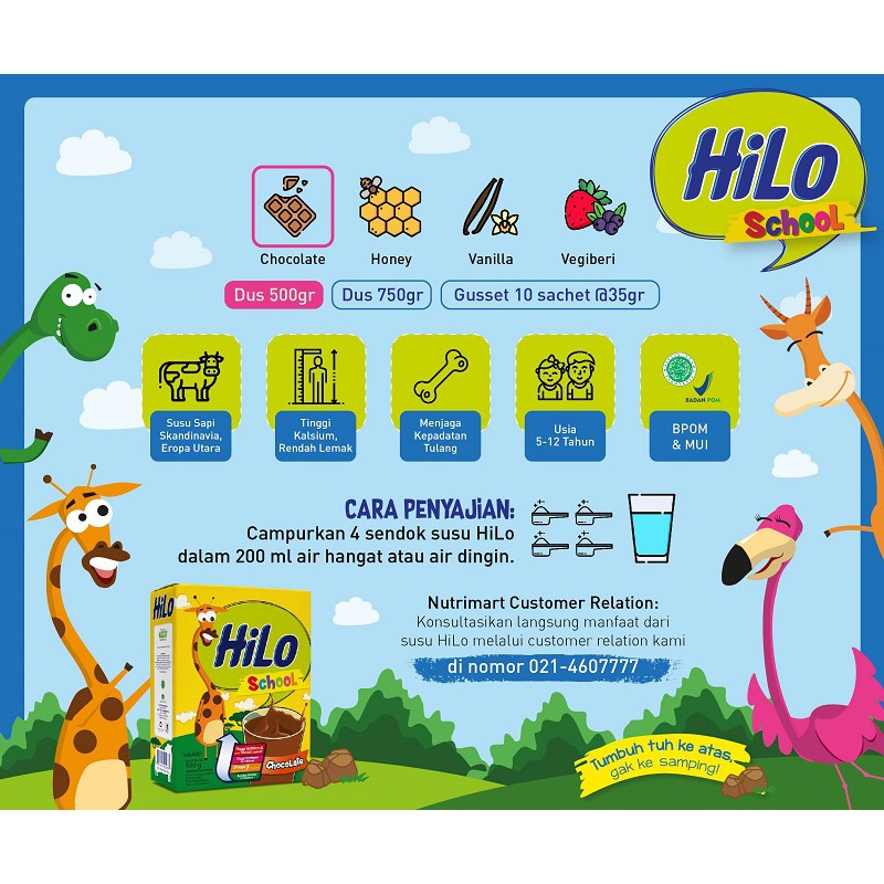 

HiLo School Chocolate 500gr