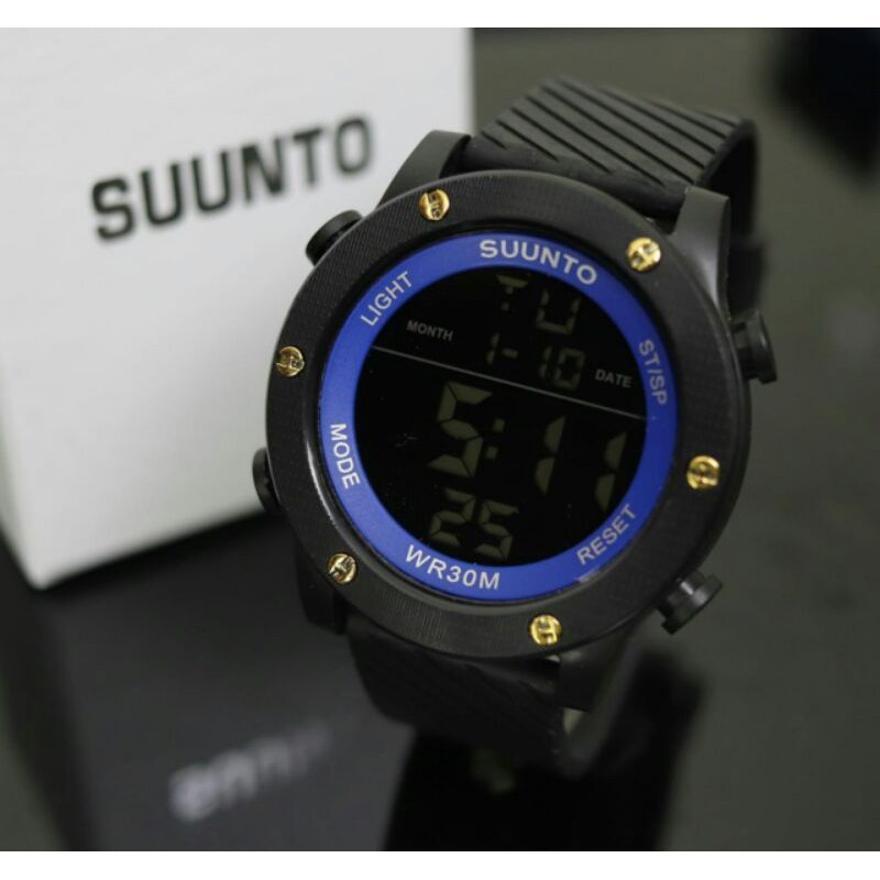 jam tangan digital pria sunto wateresistan