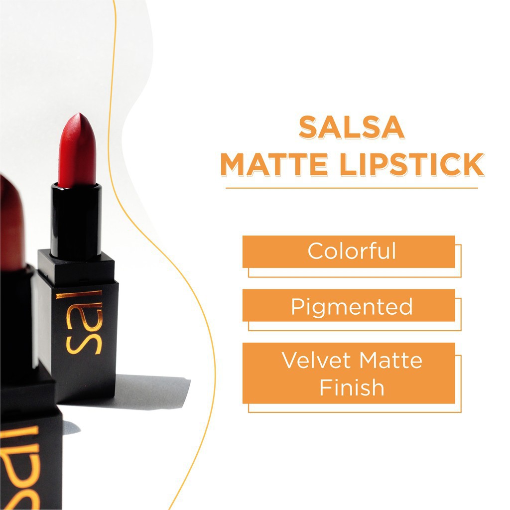 ❣️Rakkistore99❣️ SALSA Matte Lipstick (100% Original)