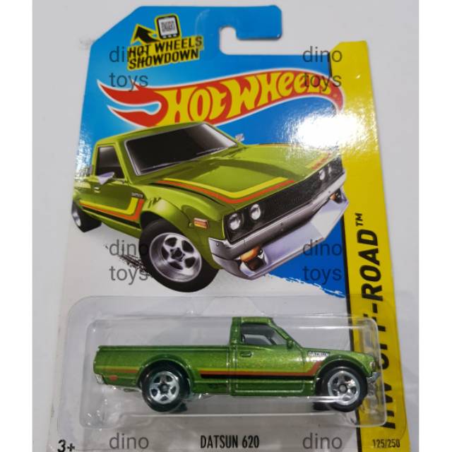 hot wheels datsun 620 green