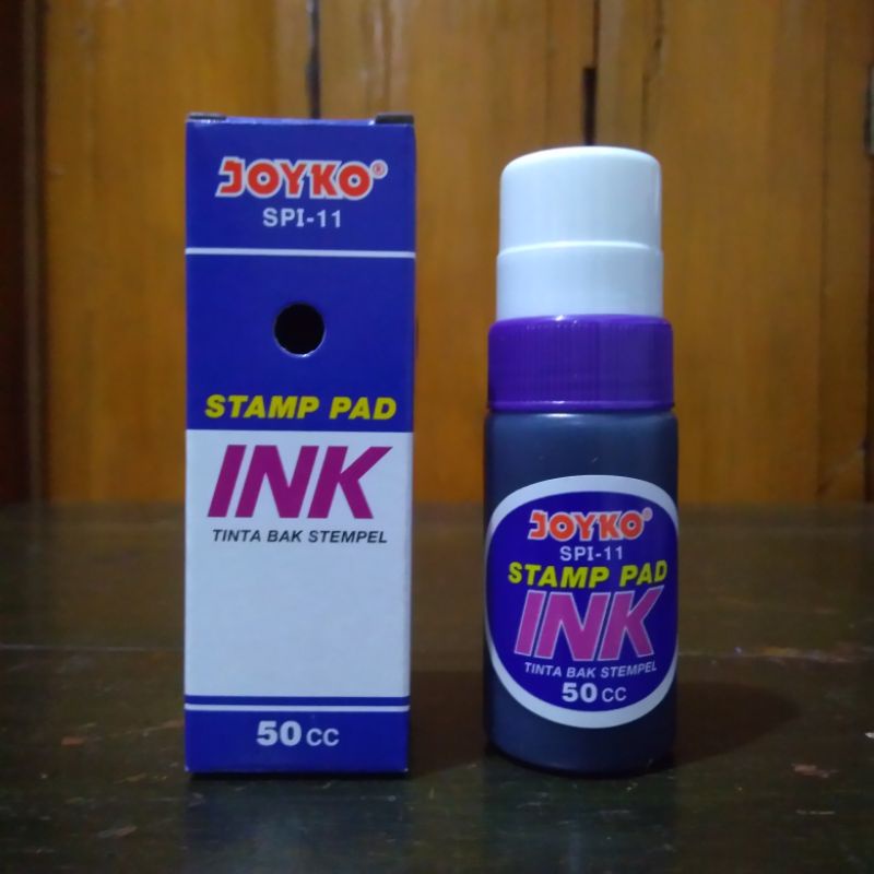 

tinta refill stamp pad joyko ungu