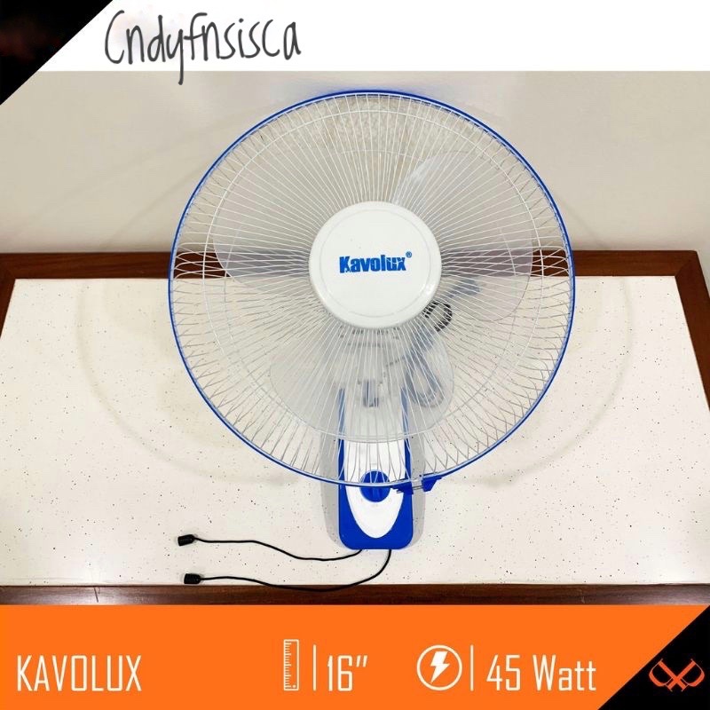 kipas dinding termurah WALL FAN / KIPAS ANGIN DINDING KAVOLUX 16 INCH MURAH