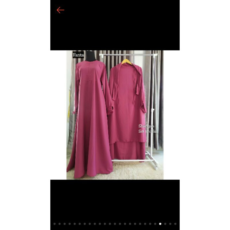 FRENCH KHIMAR SET GAMIS SYAR I SET