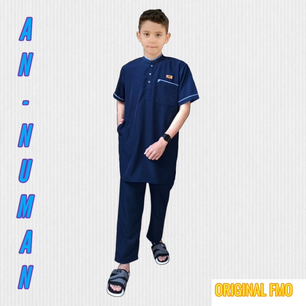 AN-NUMAN/Setelan jubah anak plus peci/set gamis anak KATUN TURKEY