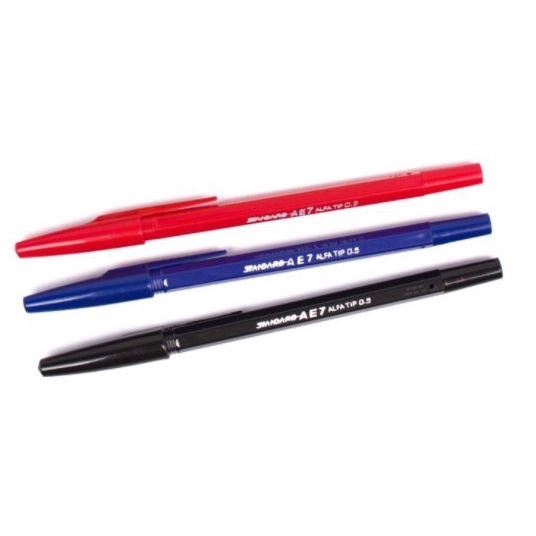 

TULIS-ALAT- PEN PULPEN STANDARD AE7 / AE-7 - HITAM -ALAT-TULIS.