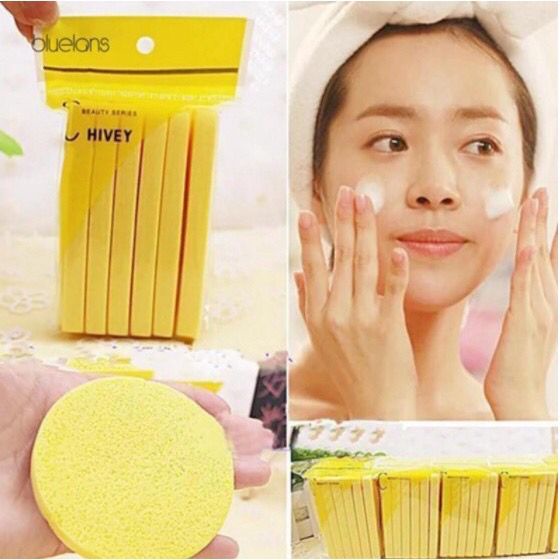 ENZ ® Sponge Kentang Facial / Spons Facial Stick / Spons Cuci Muka / Spons Special Pembersih Muka / Compressed Sponge Facial 1104