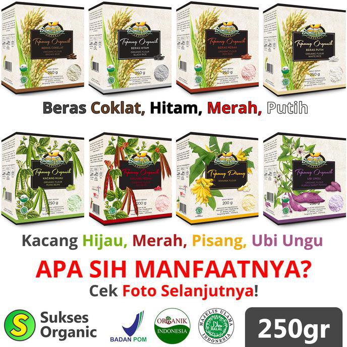 

Diskon Tepung Organik MPASI | 250gr | Bionic Farm | Beras Kacang Pisang Ubi - Ubi Ungu Cuci Gudang