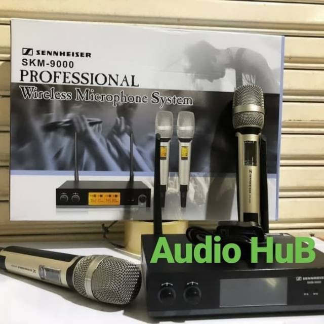 MIC WIRELESS SENNHEISER SKM 9000 2 ANTENA MICROPHONE SENNHEISER SKM900