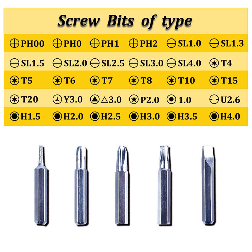 Obeng Set 31 In 1 - Obeng Handphone - Elektronik - HP Laptop