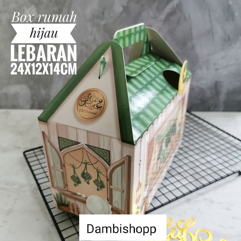 BOX COOKIES TOPLES LEBARAN IDUL FITRI - RUMAH HIJAU