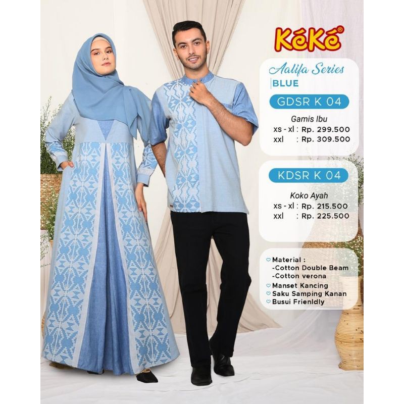 gamis Keke GDSR K 04 Blue