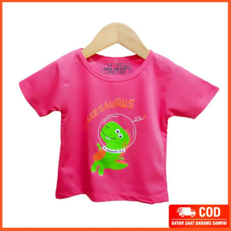 kaos anak laki-laki/baju kaos anak cowok/cewek lengan pendek 0-5 tahun