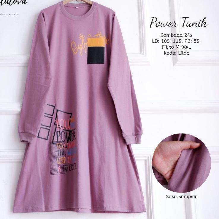 "Tw31au22p" Tunik Bahan KaosJumbo Import Muslim. Tunik kekinian original by Kalalova. Power Tunik LD