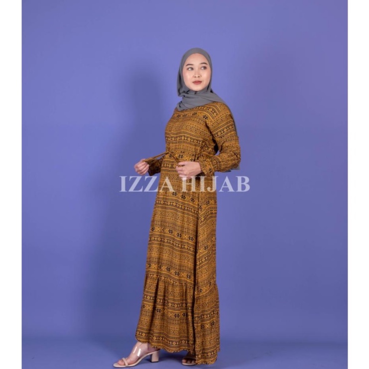 PROMO RAMADHAN!!! GAMIS RAYON VISCOSE PREMIUM VARIASI SERUT DEPAN BUSUI FRENDLY BY IZZA