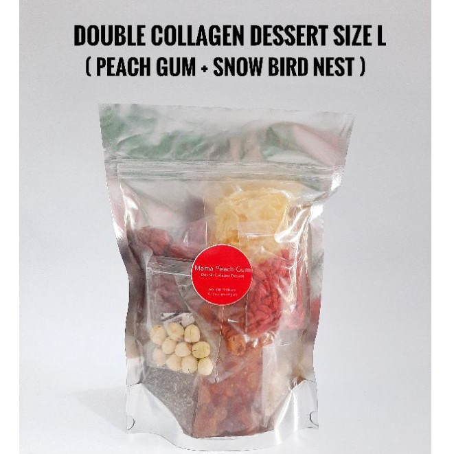 Double Collagen Size L ( Peach Gum , SNow bird nest )