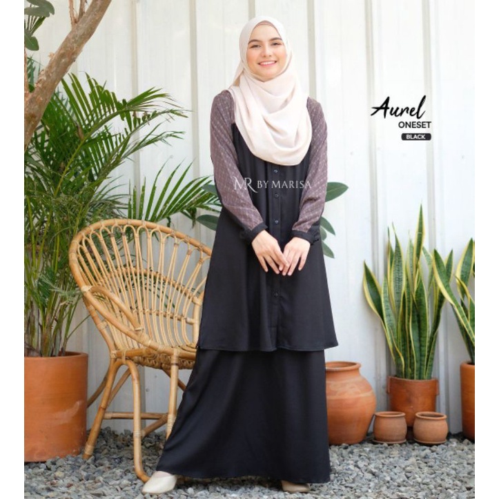 One Set Aurel Ori by MR // Stelan Rok atau Celana