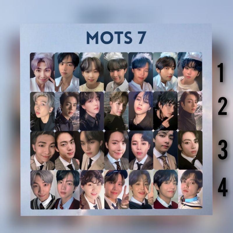 PHOTOCARD POSTCARD PC BTS MAP OF THE SOUL: PERSONA