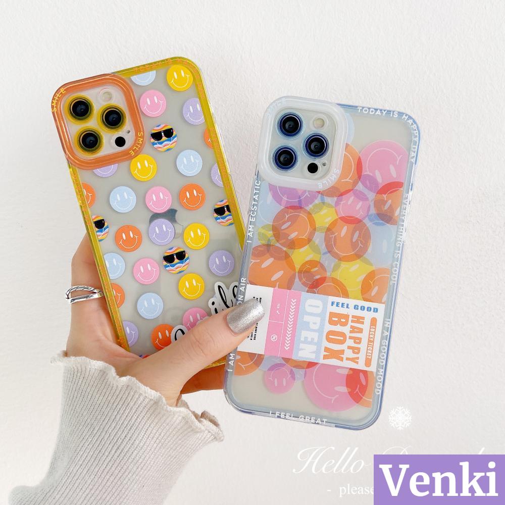 iPhone 13 Pro Max iPhone Case Silicone Soft Case Clear Case Large Hole Camera Protective Ring Shockproof Color Smiley Cute Style For iPhone 13 Pro Max iPhone 12 Pro Max iPhone 11 Pro Max iPhone 7 Plus iPhone XR XS MAX Pro 11 Max pro 12 13 XR 7 Plus/8 XS