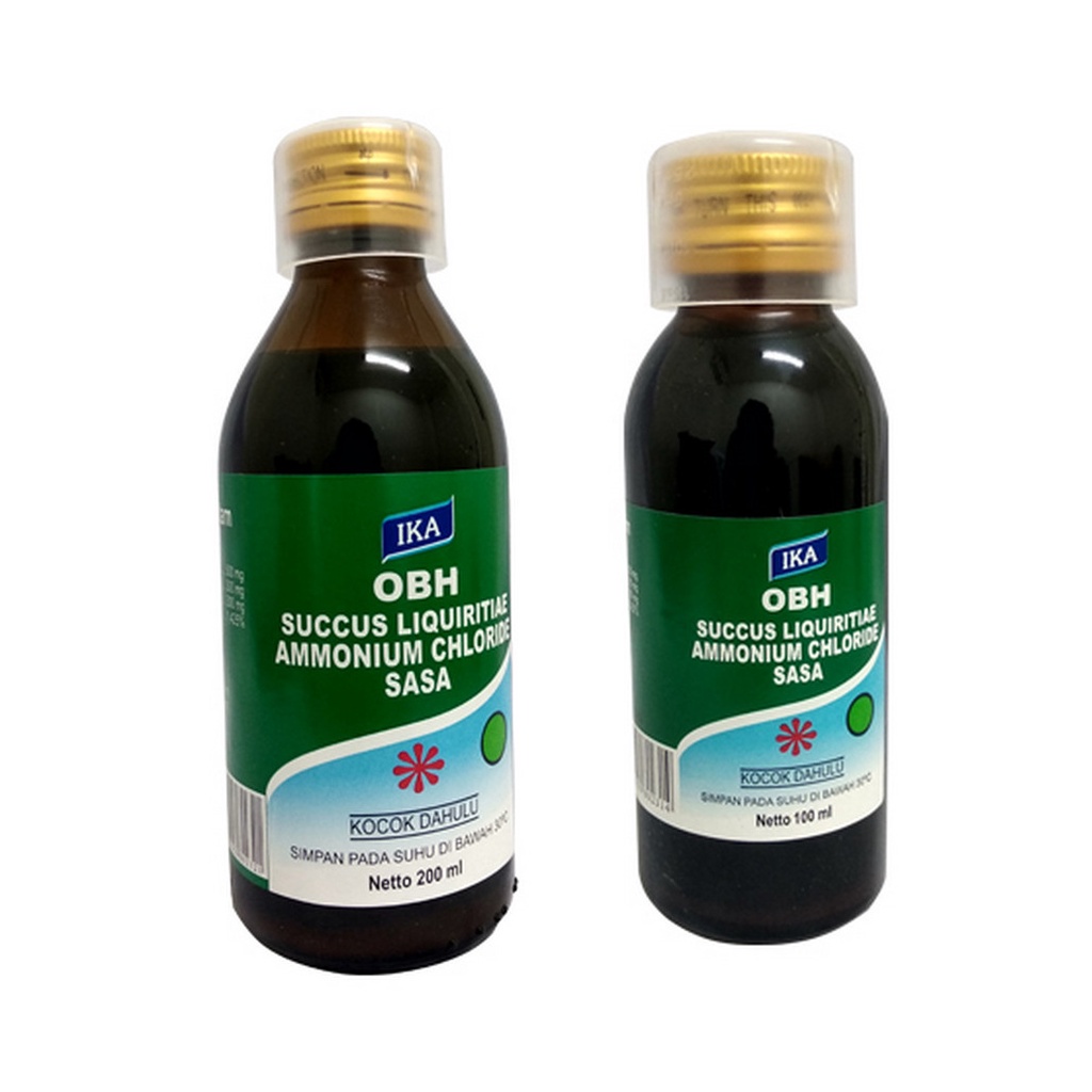 OBH IKA 200 ML Obat Batuk Hitam Berdahak 100 ML Sirup