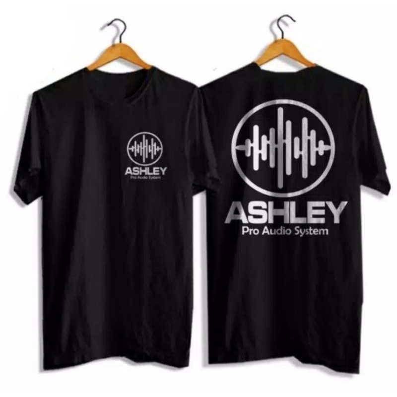 T-SHIRT KAOS SOUND SYSTEM' ASHLEY LOGO // KAOS DISTRO SOUND SYSTEM ASHLEY PRO AUDIO SYSTEM