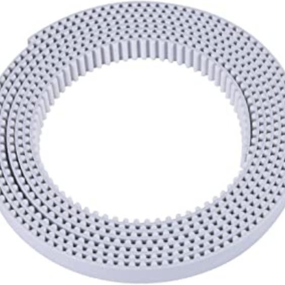 Belt 6mm timing white PU gt2 2gt polyurethane steel core open / meter