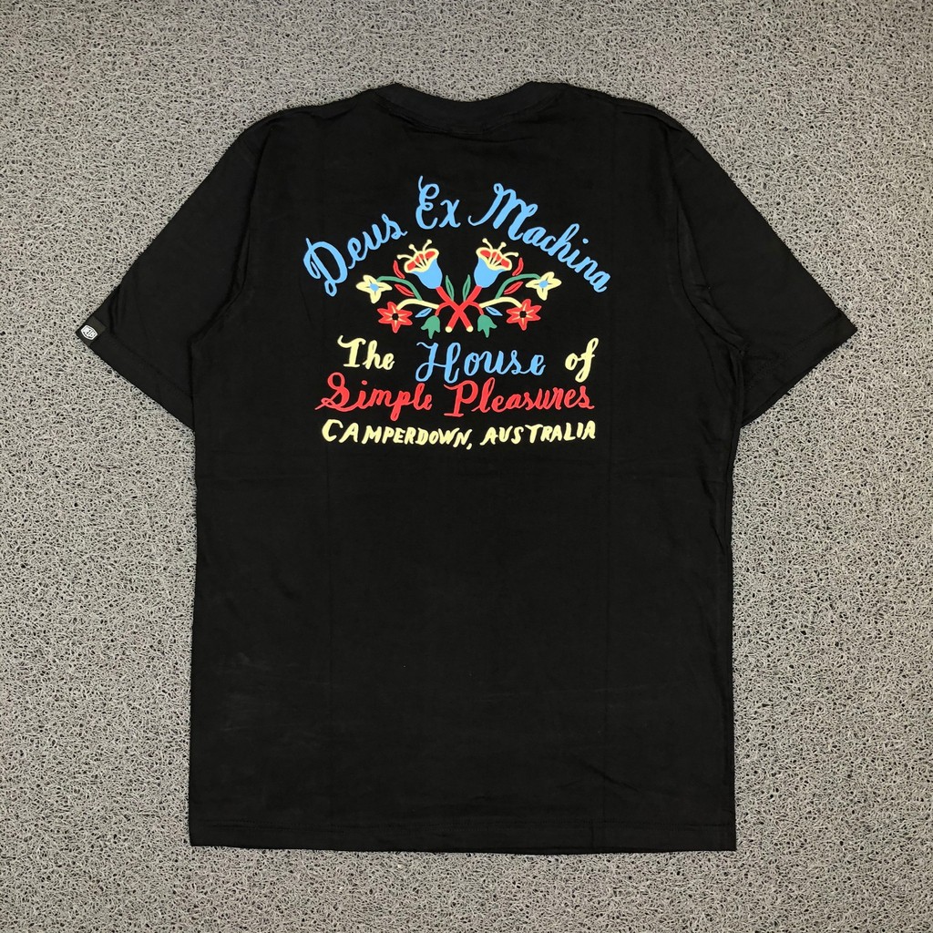 KAOS T SHIRT TEE DEUS EX MACHINA BJORN AUSTRALIA BLACK AUTHENTIC ORIGINAL BESTSELLER