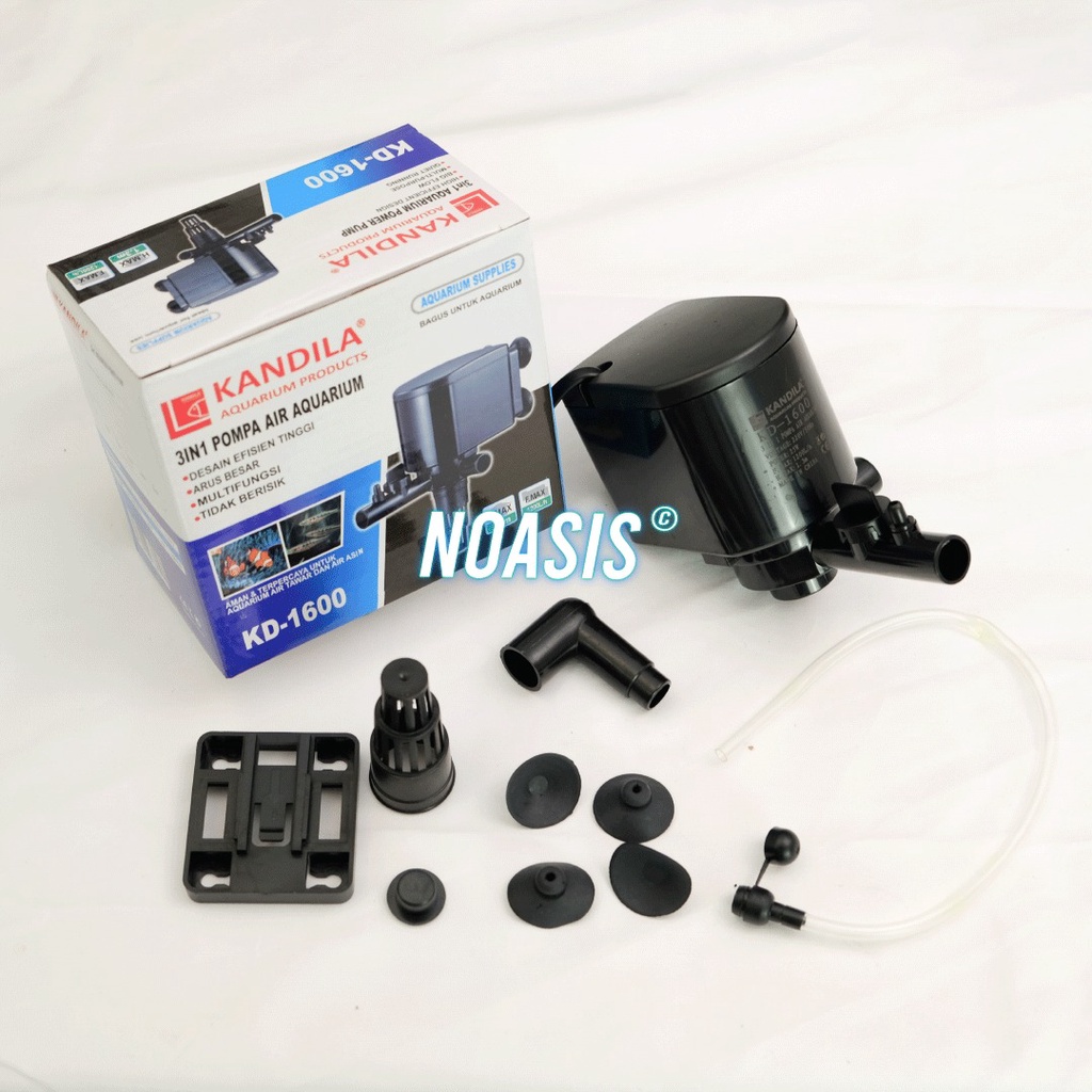 NOASIS POMPA AIR CELUP AQUARIUM KANDILA KD 1600 KD - 1600 POWER HEAD AKUARIUM AQUASCAPE