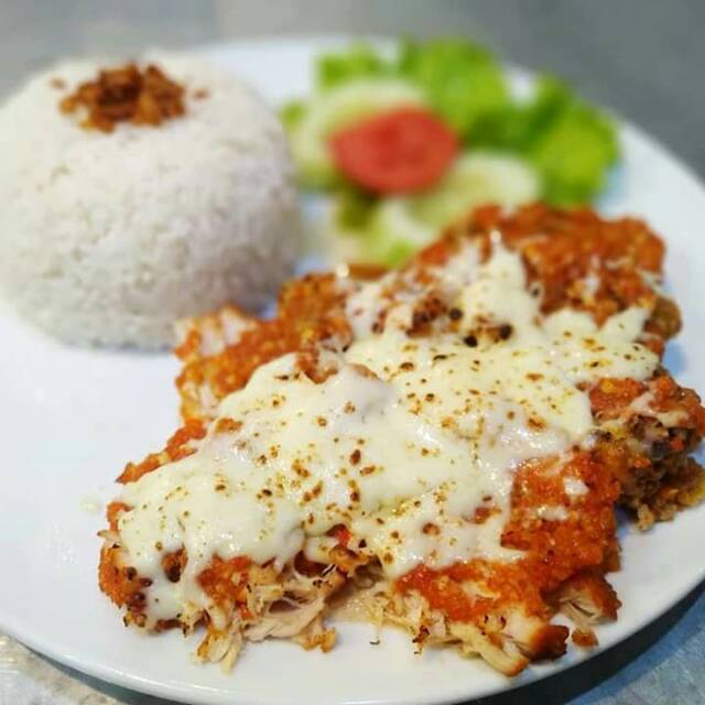 Ayam Geprek Mozarella Shopee Indonesia