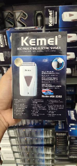 kemei shaver km 1102 3382  ORIGINAL super close razor shaver mesin cukur rambut botak licin finale