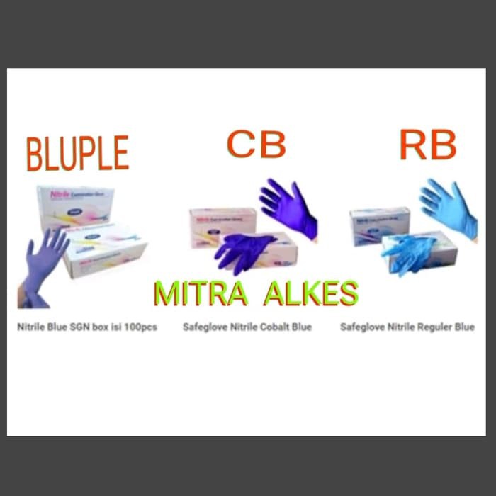 Nitrile Examination Gloves. Sarung Tangan Nitrile. Hand Scoon Nitrile - XS