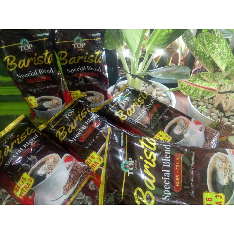 

TOP COFFEE BARISTA/TOP COFFEE BARISTA 9x25gr/TOP KOPI BARISTA/KOPI MURAH/KOPI HITAM