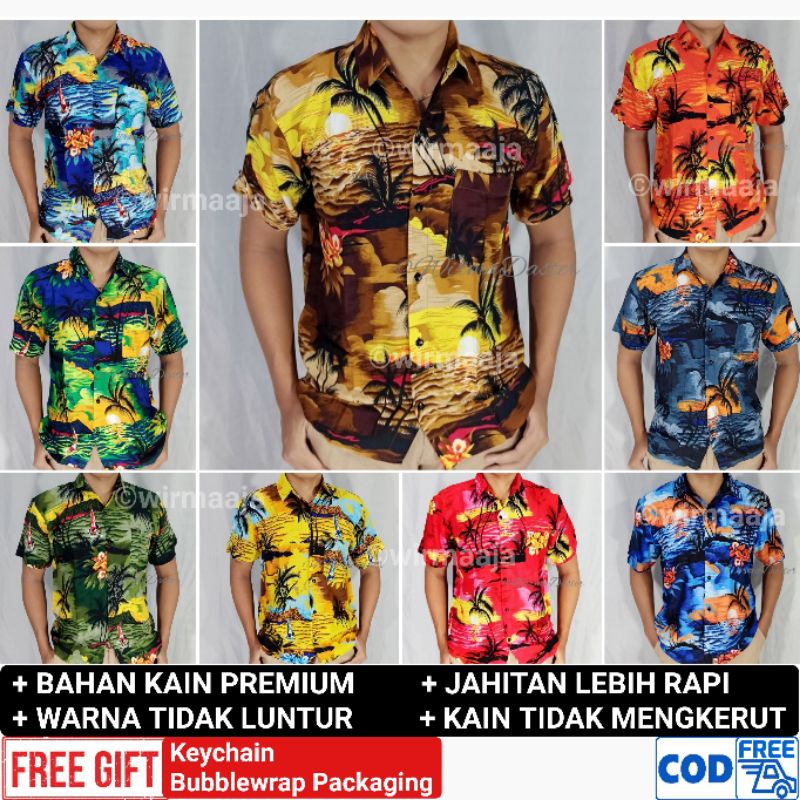 Kemeja Pria / Kemeja Pantai / Kemeja Hawai / Kemeja Bali / Baju Pria