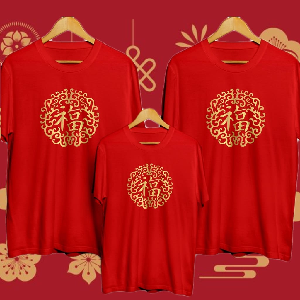 GUDANGKAOS.ID KAOS GONG XI FA CAI 2022 /KAOS IMLEK 2022 / KAOS IMLEK 2022 COUPLE / BAJU IMLEK /KAOS 