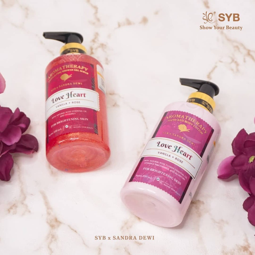 SYB X Sandra Dewi Brightening Body Lotion Aroma Therapy