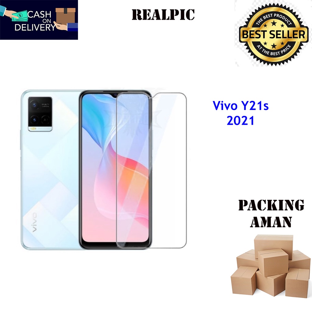 Tempered Glass Vivo Y21s 2021 4G Screen Protector Anti Gores