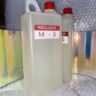 Reduser M3 / M4 / Terpin Sablon 1 Liter GROSIR PRAKARYA MALANG Thinner Tiner Reducer Thiner Pengencer Pencair Minyak Air Cair Cairan Liquid Cat Paint Painting Pembersih Prakarya Kerajinan Craft Crafting Art Seni Kesenian Kertakes Alat PeralataN