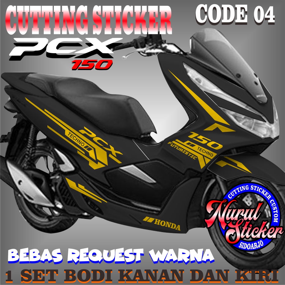 sticker pcx,cutting sticker pcx,sticker motor pcx 150