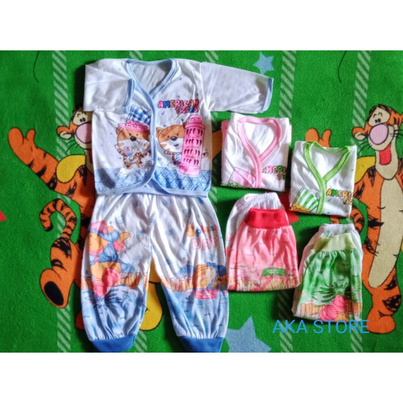 3 setel baju panjang bayi murah