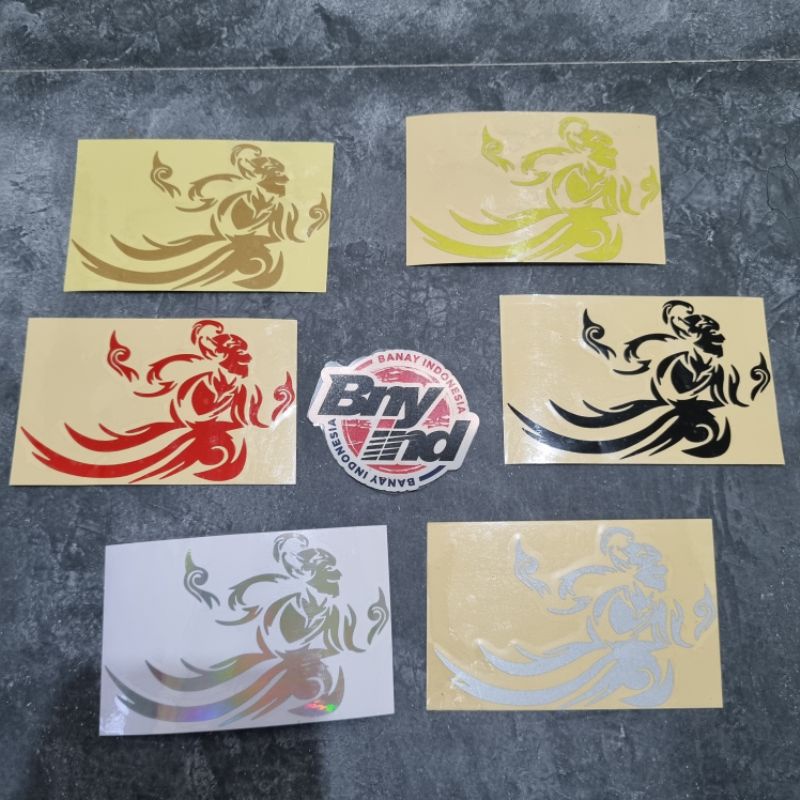 STICKER STIKER WAYANG PO HARYANTO CUTTING