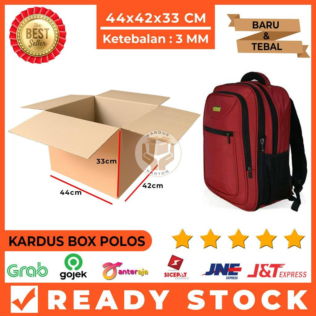 

Kardus Polos / Karton Box Packing 44x42x33 Cm Single Wall, Jumbo