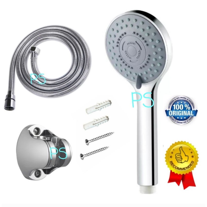Hand shower set komplit bulat Shower mandi simple minimalis bagus