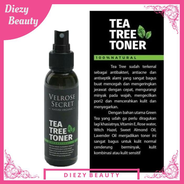 Db258 Tea Tree Velrose Secret Toner Perawatan Pelembab Wajah Penghilang Jerawat Kecantikan