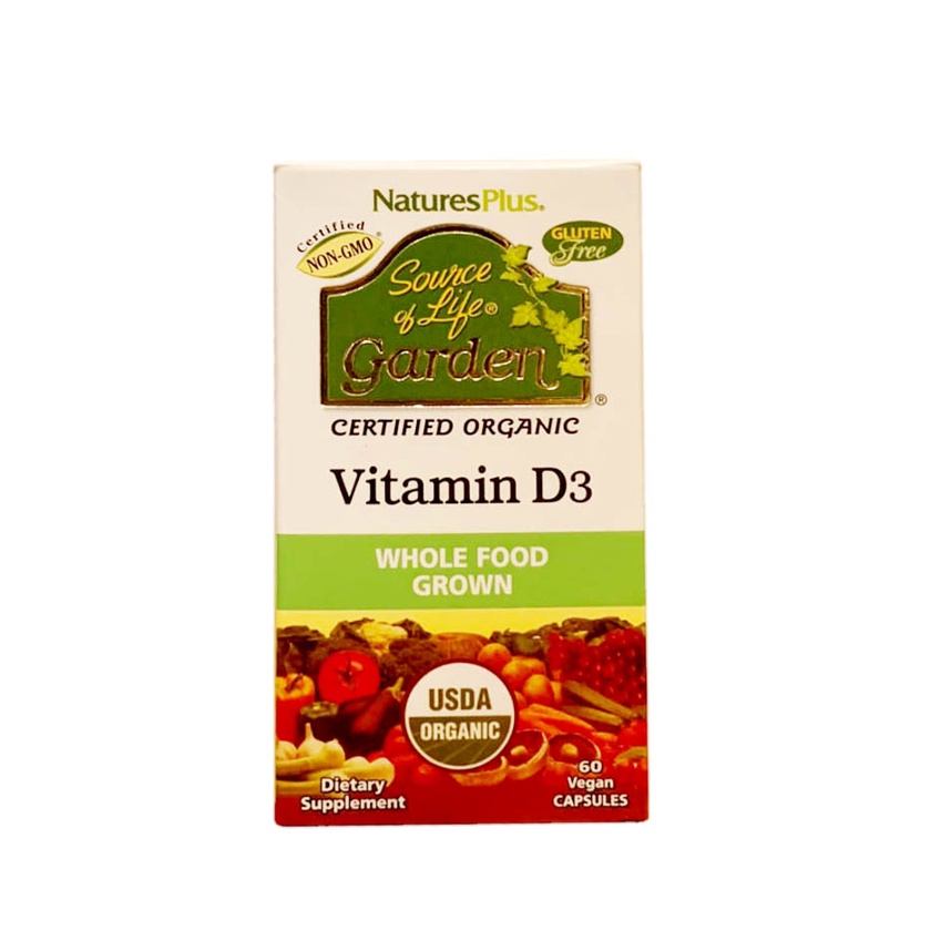 Source Of Life Garden Vitamin D3 5000 IU 60 Veg Vit D3 ORI USA