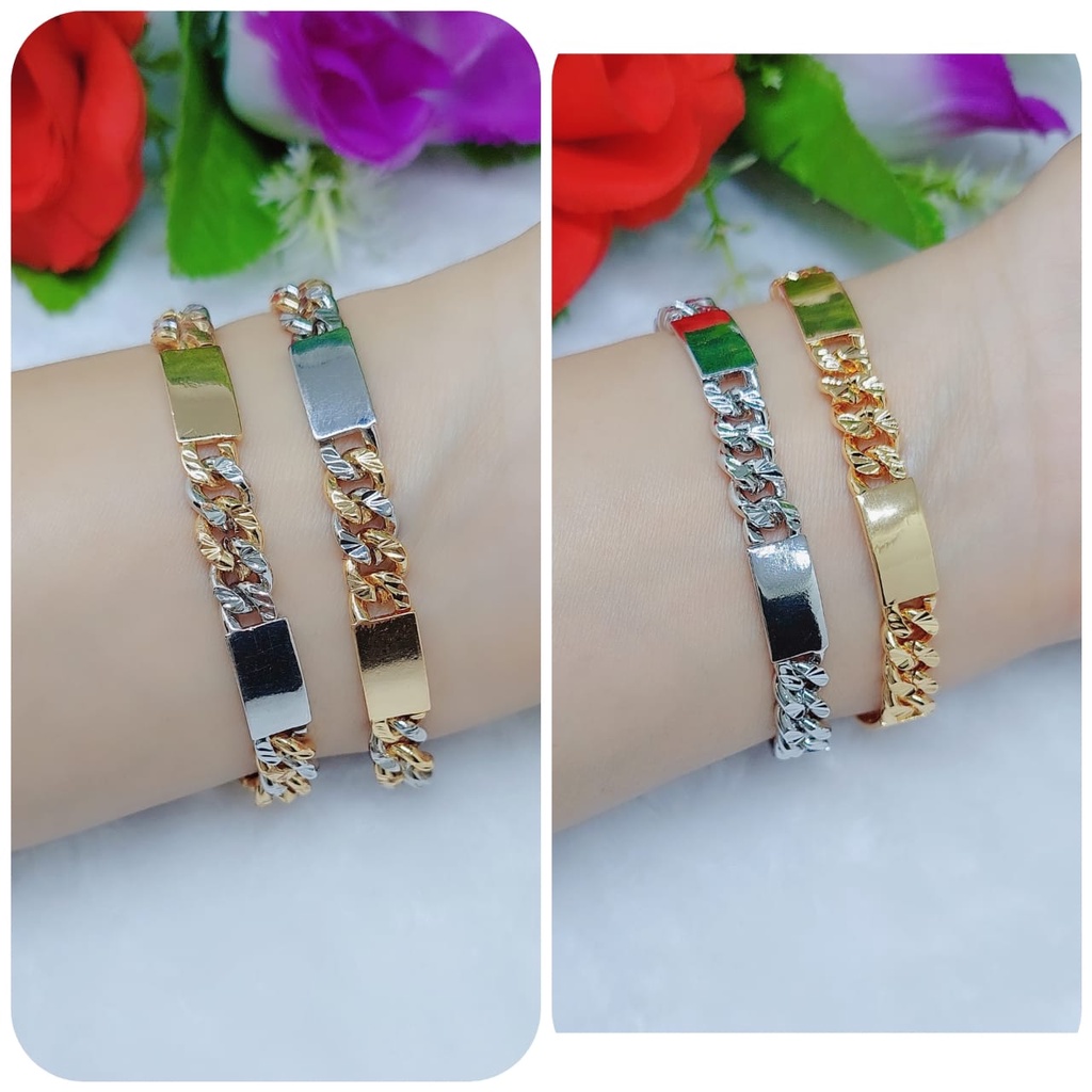 Xuping gelang rantai lapis emas perhiasan fashion GL004