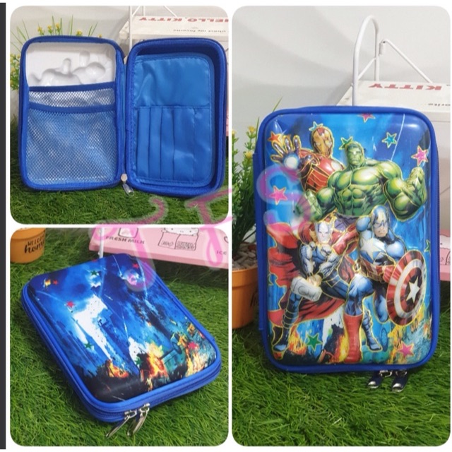 

Tempat / kotak pensil hard case anak laki laki avengers