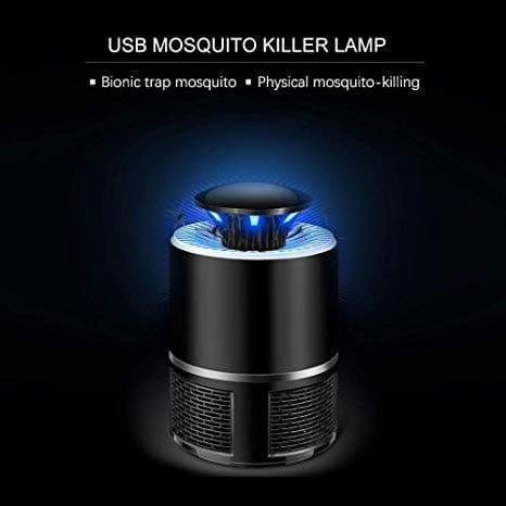 perangkap pengusir Lampu nyamuk USB mosquito killer trap sinar UV baby - Putih