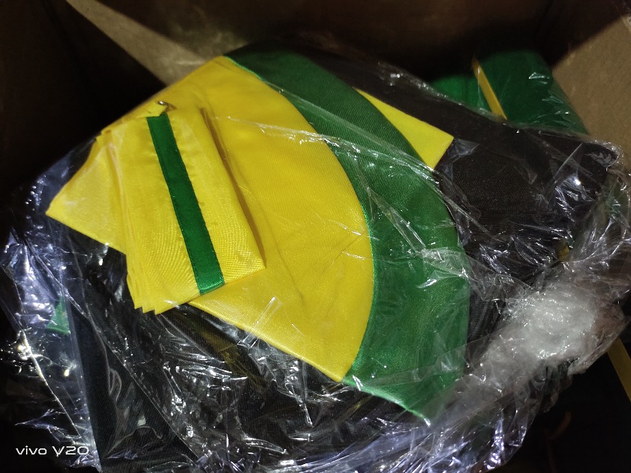 Baju Wisuda Tk Bahan Gabardin Set Tanpa Tabung Dan Bandul